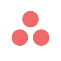 Asana project management logo.