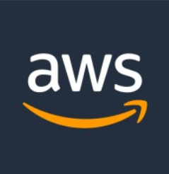 Amazon web services logo.