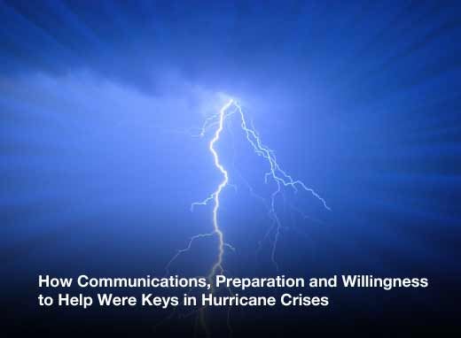 How Communications, Preparation and Willingness to Help Were Keys in Hurricane Crises - slide 1