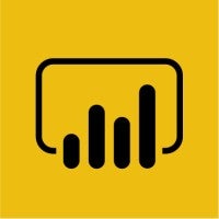 Power BI logo.