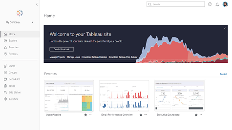 Tableau User Interface Screenshot