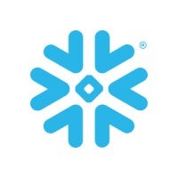 Snowflake data warehouse software logo.